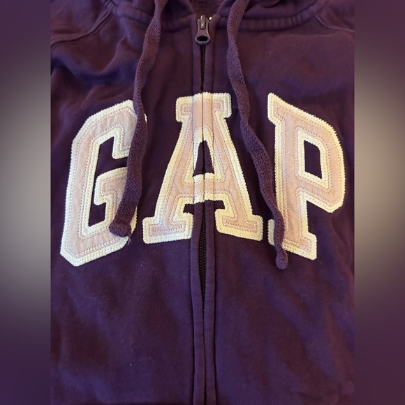 GAP Purple Zip-Up Hoodie Jacket - Picture 2 of 5